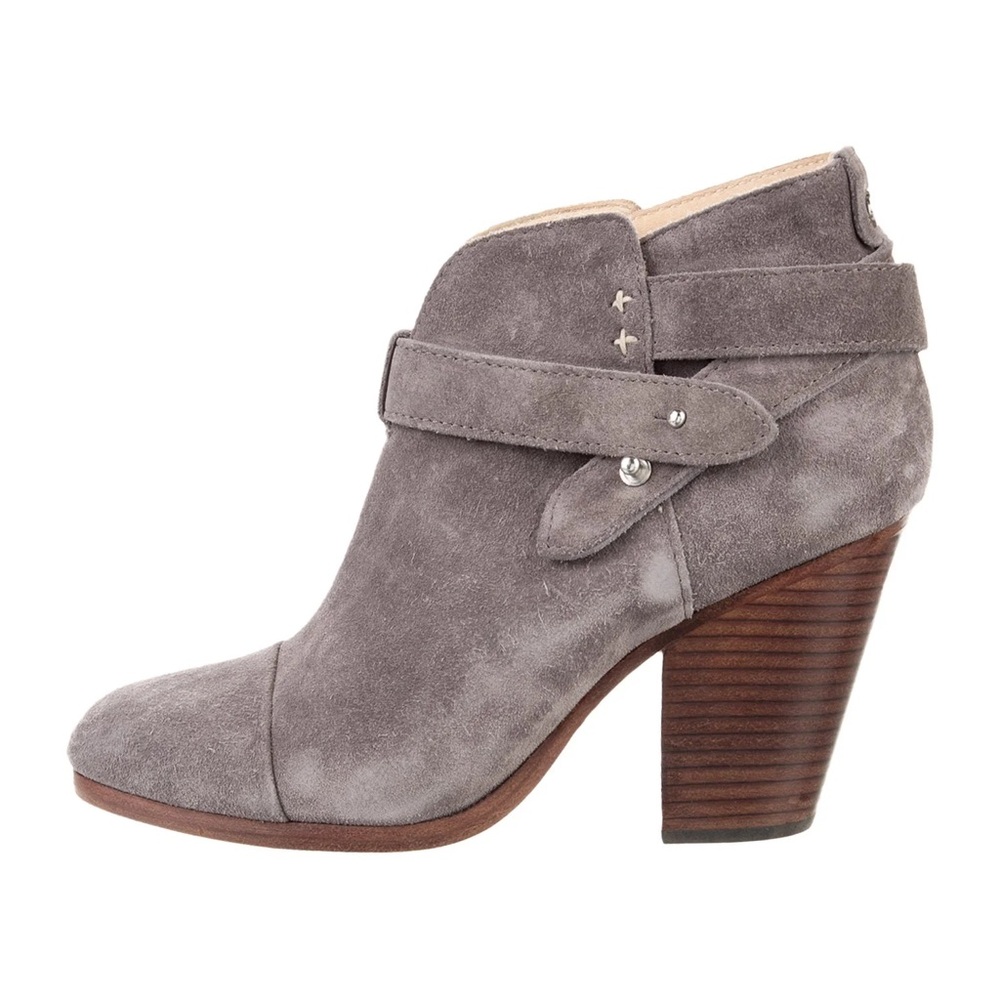 Rag and Bone Gray Suede Ankle Boots size‎ 38.5